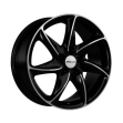 Ronal R51 Basis W7 R16 PCD5x108 ET45 DIA76.1 jet black front diamond cut
